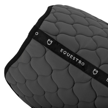 Tappeto da salto in tessuto tecnico trapuntato Equestro Asfalto Grigio