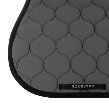 Tappeto da salto in tessuto tecnico trapuntato Equestro Asfalto Grigio