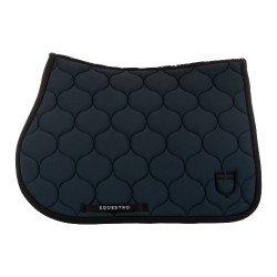 Tappeto da salto in tessuto tecnico trapuntato Equestro Blazer marine Blu marino