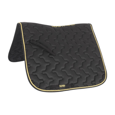 Sottosella da dressage Derby Nero / oro / nero
