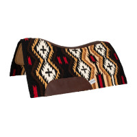 Sottosella in feltro di lana della Nuova Zelanda 34x36 cm Pool's Marrone / beige