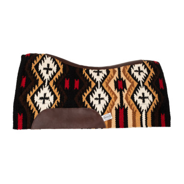 Sottosella in feltro di lana della Nuova Zelanda 34x36 cm Pool's Marrone / beige