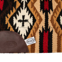 Sottosella in feltro di lana della Nuova Zelanda 34x36 cm Pool's Marrone / beige