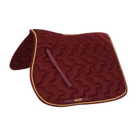 Sottosella pony Derby Bordeaux / oro / bordeaux