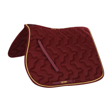Sottosella pony Derby Bordeaux / oro / bordeaux