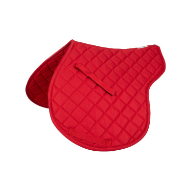 Tappeto a forma di sella classica Derby Rosso