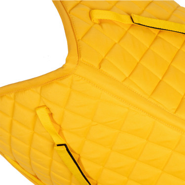 Tappeto a forma di sella classica Derby Giallo