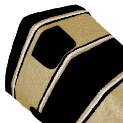 Tappeto Navajo con inserto in pelle Tappeto Navajo con inserto in pelle