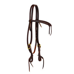 Capezzina con fascia a fiocco Futurity da 5/8" Platinum Pro