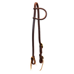 Capezzina con copriorecchie e fibbia singola da 5/8" Platinum Pro