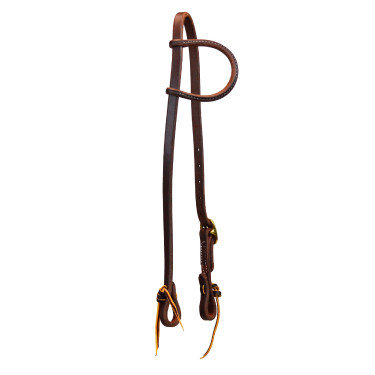 Capezzina con copriorecchie e fibbia singola da 5/8" Platinum Pro