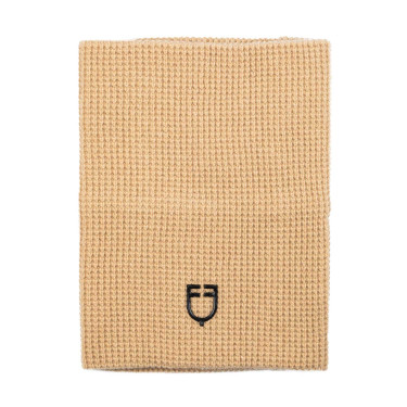 Scaldacollo in lana unisex Equestro Cammello