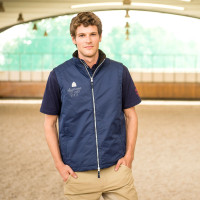 Giacca da club Lino Horze Supreme Blu scuro Giacca da club Lino Horze Supreme Blu scuro