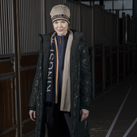 Berretto lavorato a maglia unisex Kingsland KLVale Pavé beige