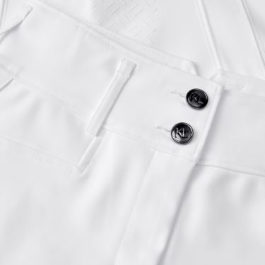 Pantaloni da donna con rinforzi, taglio dritto Kingsland KLKira H-Shape Bianco