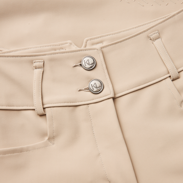 Pantaloni da donna a taglio dritto con fondello integrale Kingsland KLKira H-Shape Pavé beige