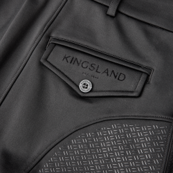 Pantaloni da equitazione con fondo integrale Kingsland KLKolton uomo Nero