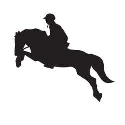 Adesivo per auto HKM Jumping 2