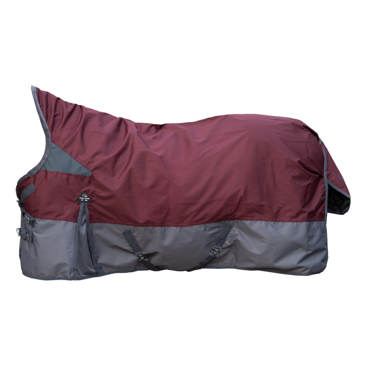 Coperta highneck HKM Yukon 600D foderata in pile