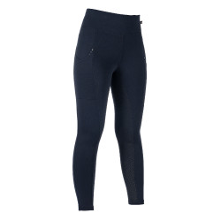 Leggings HKM Cosy II Style Vollbesatz 1/1 aus Silikon Blu scuro Leggings HKM Cosy II Style Vollbesatz 1/1 aus Silikon Blu scuro