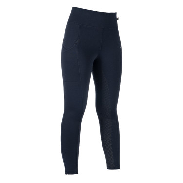 Leggings HKM Cosy II Style Vollbesatz 1/1 aus Silikon Blu scuro Leggings HKM Cosy II Style Vollbesatz 1/1 aus Silikon Blu scuro