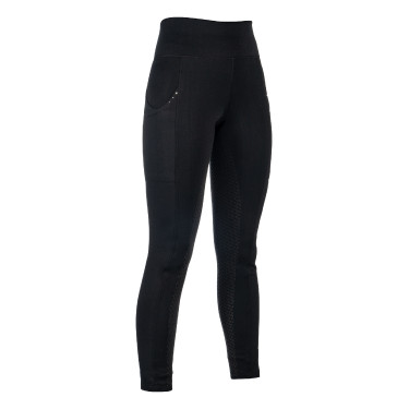 Leggings HKM Cosy II Style Vollbesatz 1/1 aus Silikon Nero Leggings HKM Cosy II Style Vollbesatz 1/1 aus Silikon Nero