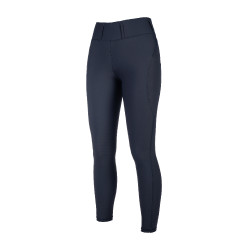 Leggings HKM Jil a vita alta con inserti in silicone Blu scuro