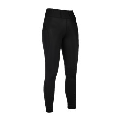 Leggings HKM Jil a vita alta con inserti in silicone Nero
