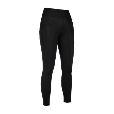 Leggings HKM Jil a vita alta con inserti in silicone Nero