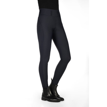 Leggings HKM Jil a vita alta con inserti in silicone Nero