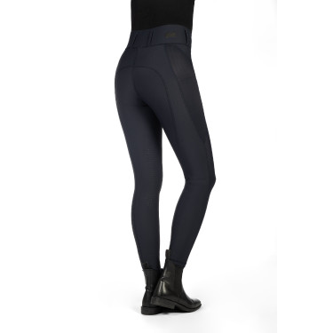 Leggings HKM Jil a vita alta con inserti in silicone Nero