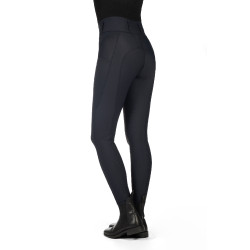 Leggings HKM Jil a vita alta con inserti in silicone Nero