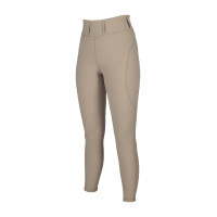 Leggings HKM Jil a vita alta con inserti in silicone Beige