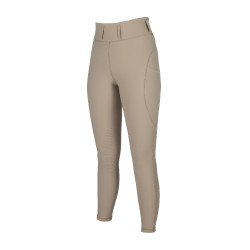 Leggings HKM Jil a vita alta con inserti in silicone Beige