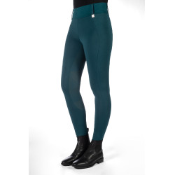 Leggings Lauria Garrelli Livigno con fondo intero in silicone Verde scuro Leggings Lauria Garrelli Livigno con fondo intero in silicone Verde scuro