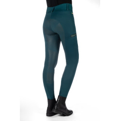 Leggings Lauria Garrelli Livigno con fondo intero in silicone Verde scuro Leggings Lauria Garrelli Livigno con fondo intero in silicone Verde scuro