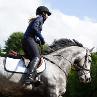 Sottosella misto Horze River Bianco / blu scuro