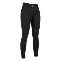 Pantaloni HKM Ari a vita media con rinforzi in silicone Nero Pantaloni HKM Ari a vita media con rinforzi in silicone Nero