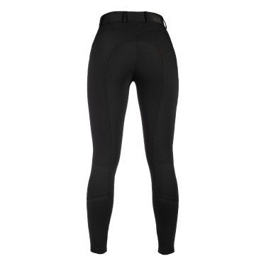 Pantaloni HKM Ari a vita media con rinforzi in silicone Nero