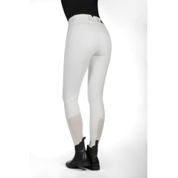 Pantaloni HKM Lia a vita alta con grip in silicone a tutta lunghezza Bianco Pantaloni HKM Lia a vita alta con grip in silicone a tutta lunghezza Bianco