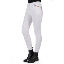 Pantaloni Lauria Garrelli Livigno Sportivi fondello 1/1 in silicone Bianco