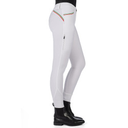 Pantaloni Lauria Garrelli Livigno Sportivi fondello 1/1 in silicone Bianco