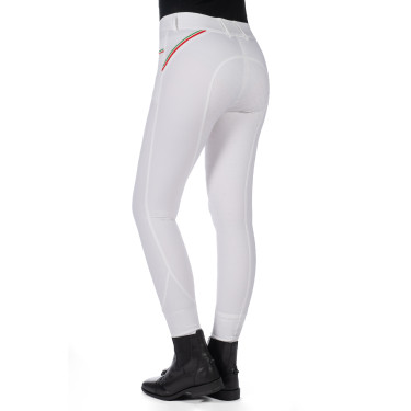 Pantaloni Lauria Garrelli Livigno Sportivi fondello 1/1 in silicone Bianco