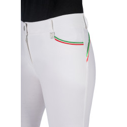 Pantaloni Lauria Garrelli Livigno Sportivi fondello 1/1 in silicone Bianco