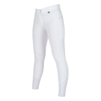 Pantaloni Lauria Garrelli Livigno con grip in silicone Bianco Pantaloni Lauria Garrelli Livigno con grip in silicone Bianco