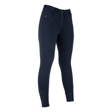 Pantaloni riscaldati HKM Comfort Style 1/1 in silicone Blu scuro Pantaloni riscaldati HKM Comfort Style 1/1 in silicone Blu scuro