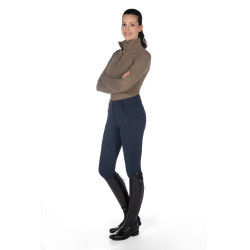 Pantaloni riscaldati HKM Comfort Style 1/1 in silicone Blu scuro Pantaloni riscaldati HKM Comfort Style 1/1 in silicone Blu scuro