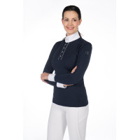 Polo da concorso HKM Emilia Bianco Polo da concorso HKM Emilia Bianco