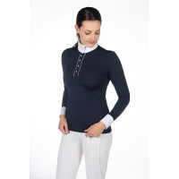 Polo da concorso HKM Emilia Bianco Polo da concorso HKM Emilia Bianco