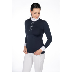 Polo da concorso HKM Emilia Blu scuro Polo da concorso HKM Emilia Blu scuro